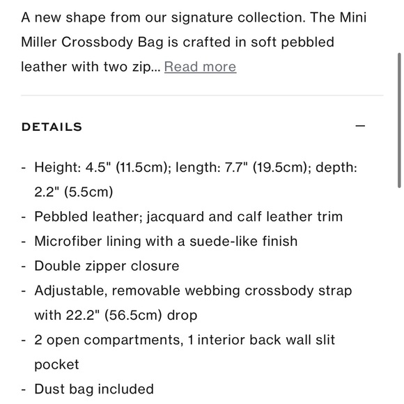 Tory Burch Black Crossbody Bag - Picture 5 of 16